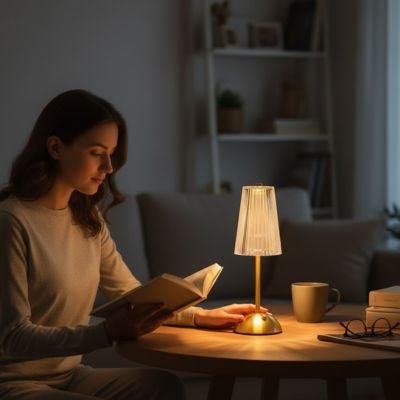 Lampe de table rechargeable