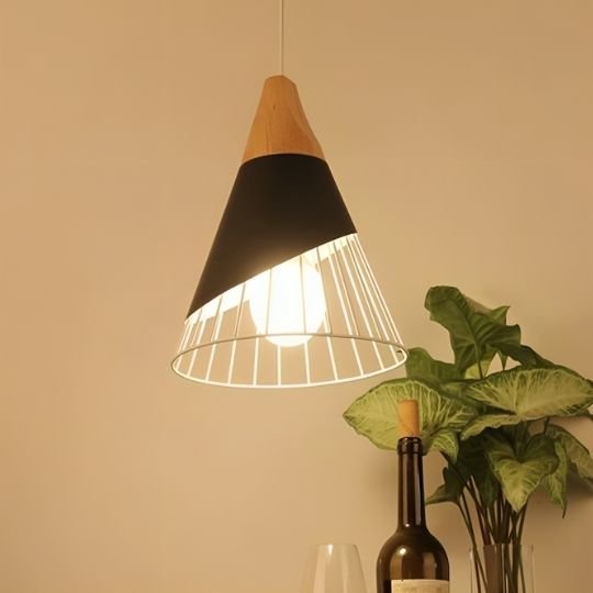 suspension luminaire noir
